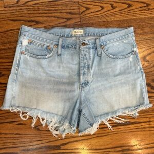 Madewell Relaxed Denim Shorts Sz 33